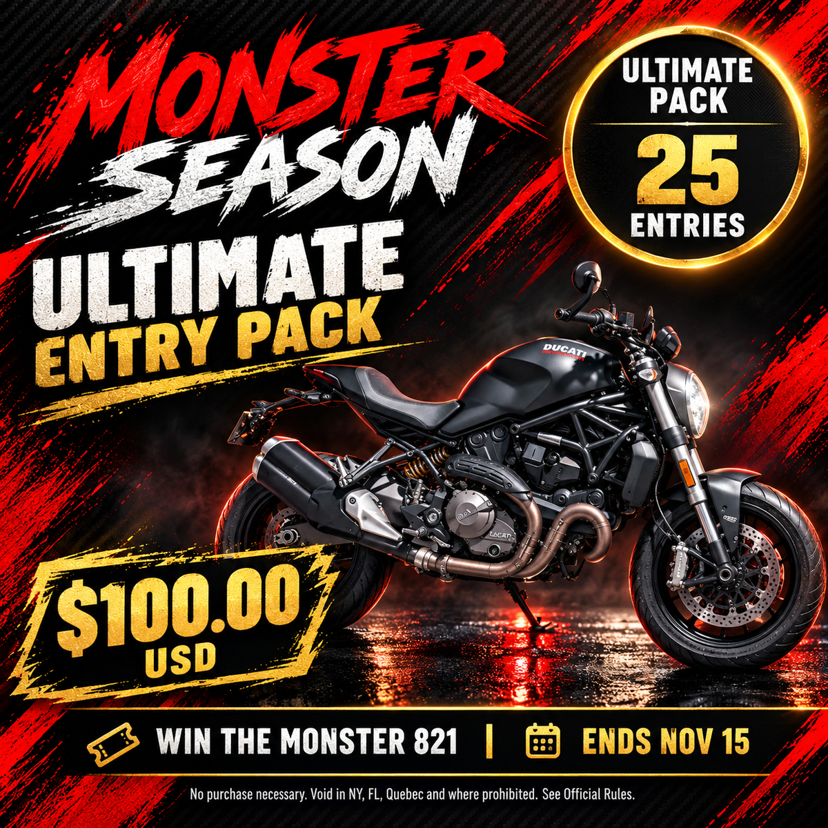 Ultimate Entry Pack, 25 entries
