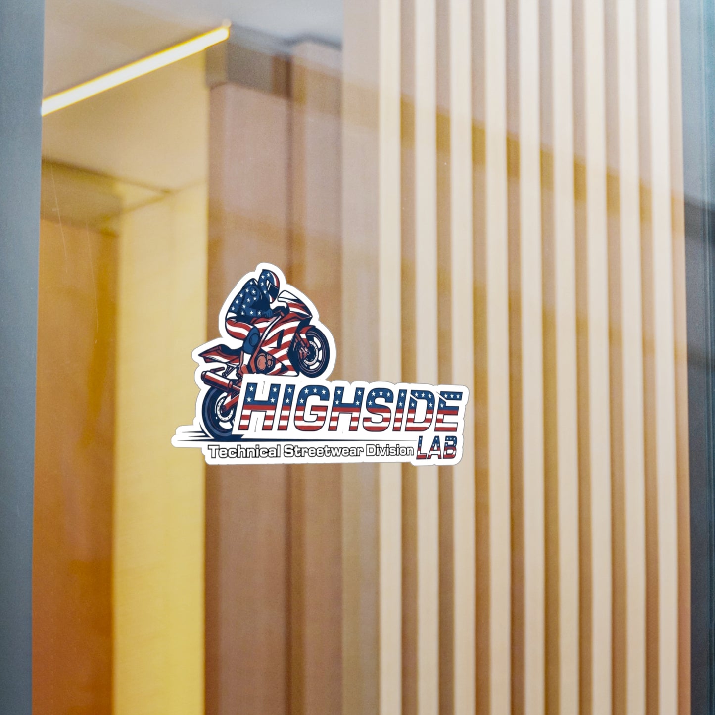 Flag High Side Logo Vinyl Decal