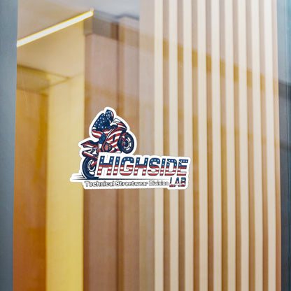 Flag High Side Logo Vinyl Decal