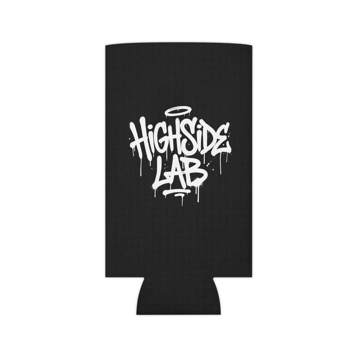 Highside Lab Can Cooler – Black Graffiti Logo Koozie