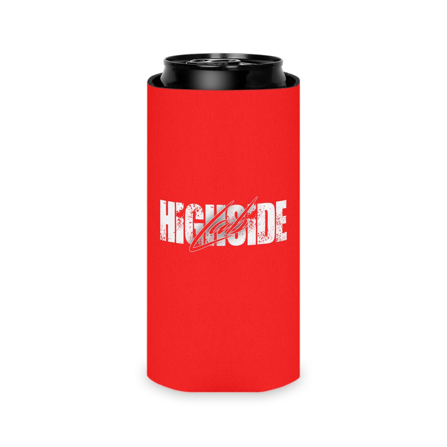 Highside Lab Can Cooler – Red Logo Koozie