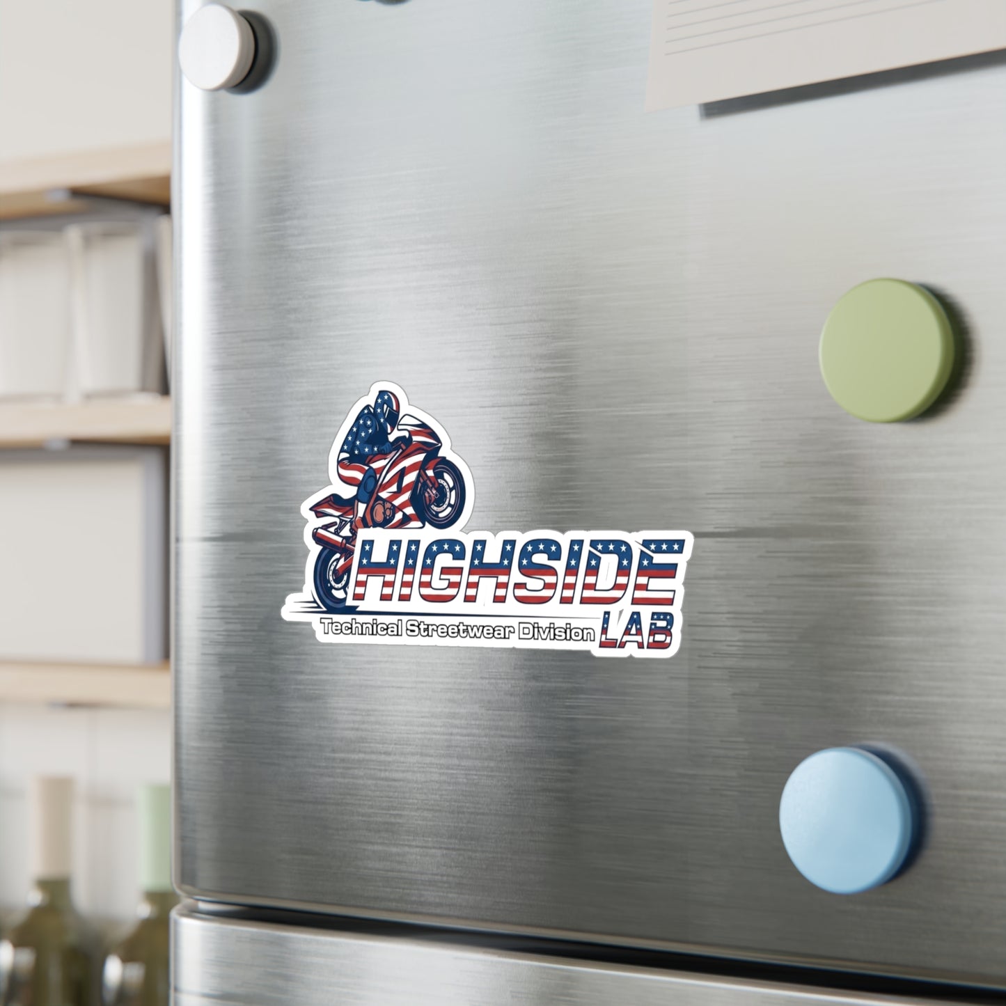 Flag High Side Logo Vinyl Decal