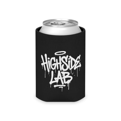 Highside Lab Can Cooler – Black Graffiti Logo Koozie