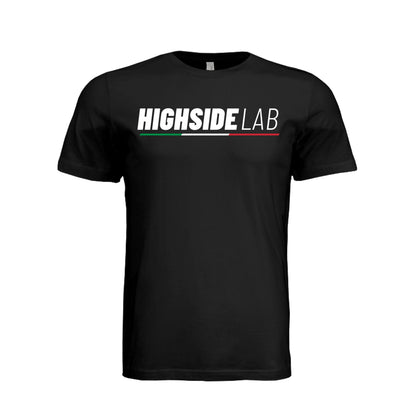 HSL Italia Tee with tricolor HIGHSIDE LAB print (alternate view)